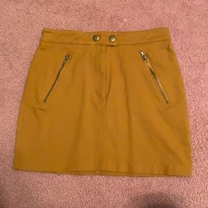 Forever 21 Yellow Skirt